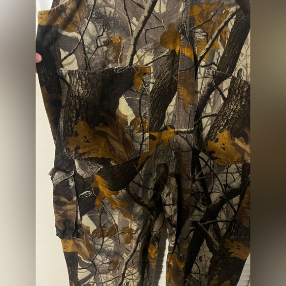 10x Outdoor Bib Overalls Realtree Hardwood 42 Regular Camouflage Hunting - Picture 6 of 14
